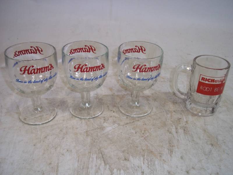Hamms Mugs and Richardson mug