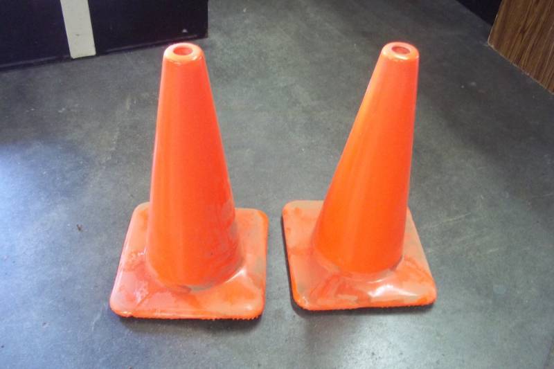 Pair of 18 Traffic Cones