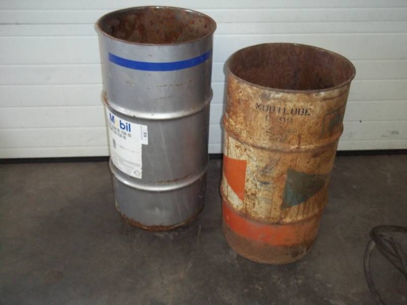 Pair of Oil Barrels