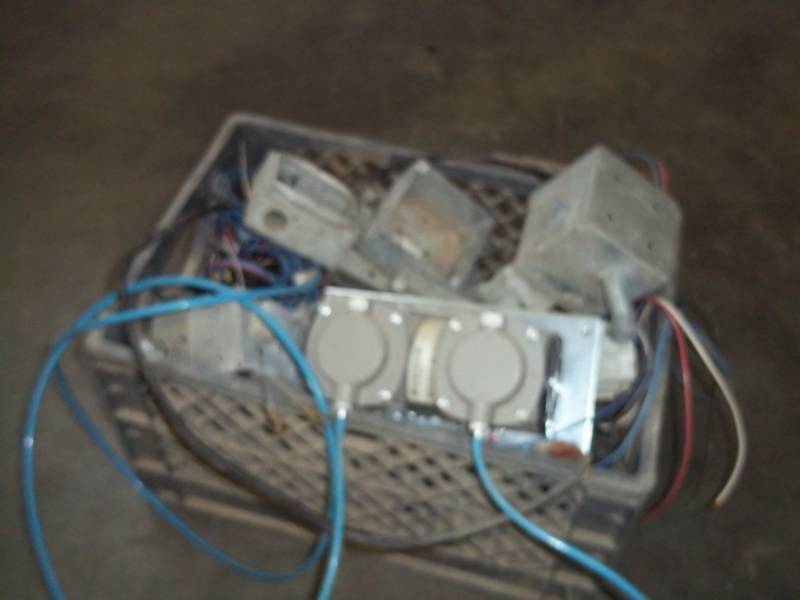 Crate of Electrical Parts