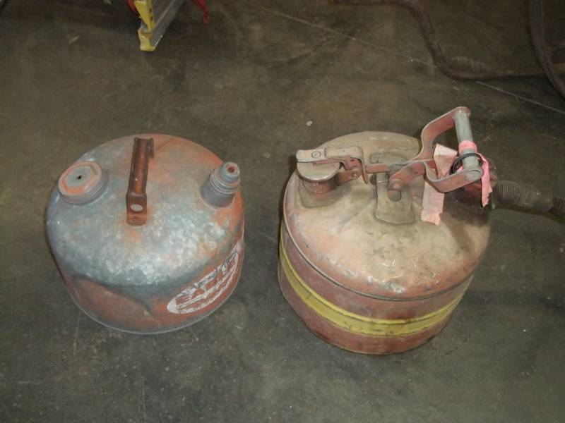 Pair of vintage Gas Cans