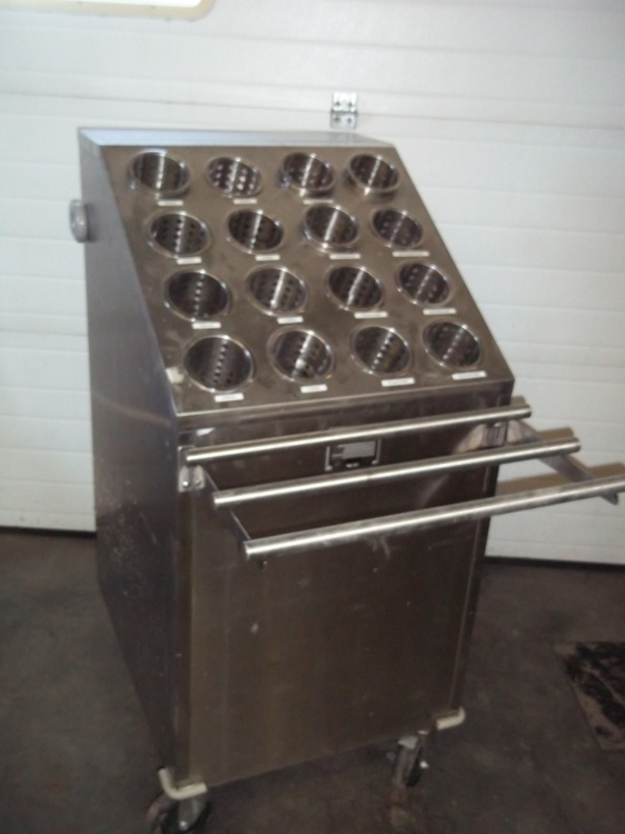 Restaurant Stainless Steel Silverware Cart