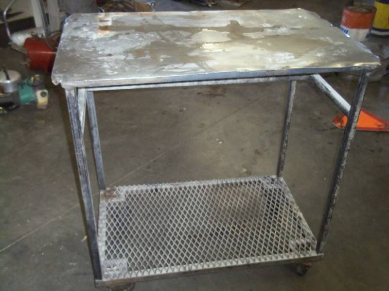 Rolling Shop Table