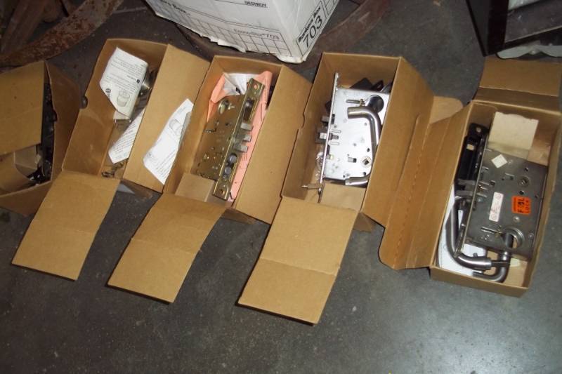 5 Boxes of Door Hardware
