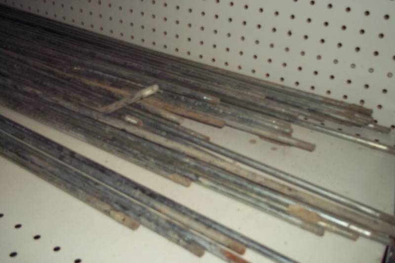 Lot of 4 Rods with Threaded ends
