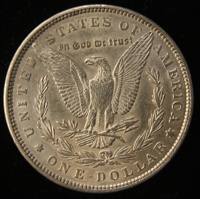 1900 MORGAN SILVER DOLLAR AU55