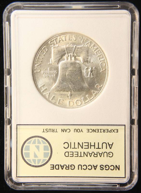 1952-S FRANKLIN SILVER HALF DOLLAR MS66 NCGS