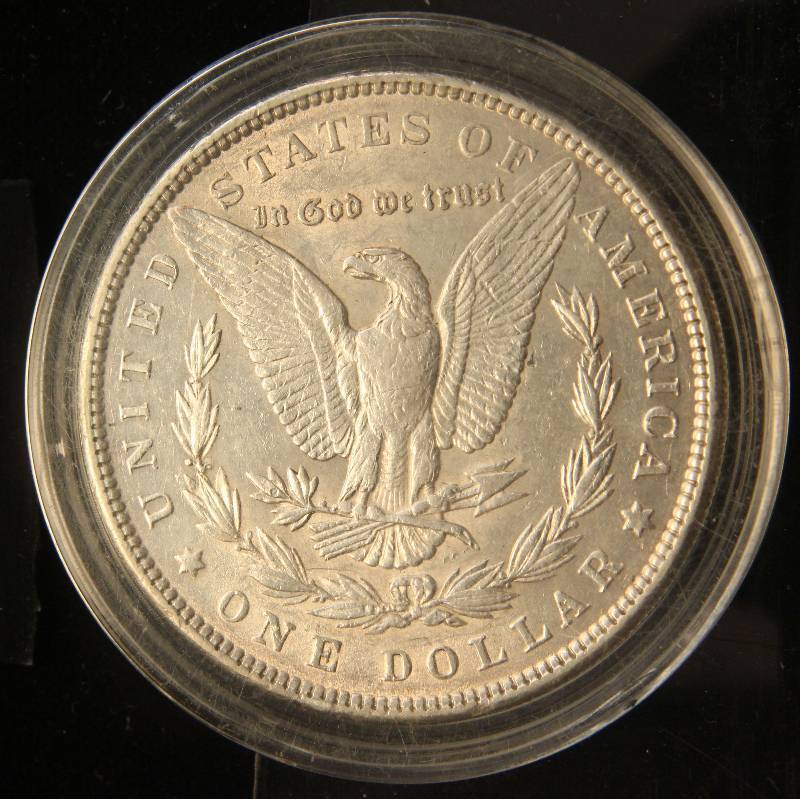 1889 MORGAN SILVER DOLLAR AU IN AIRTITE