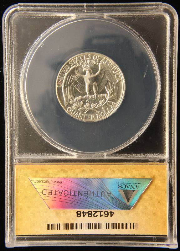 1959 PROOF WASHINGTON SILVER QUARTER PF67 ANACS