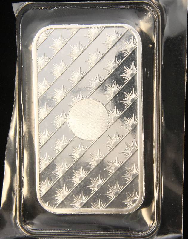 1 TROY OZ. .999 FINE SILVER BAR SUNSHINE MINTING SEALED