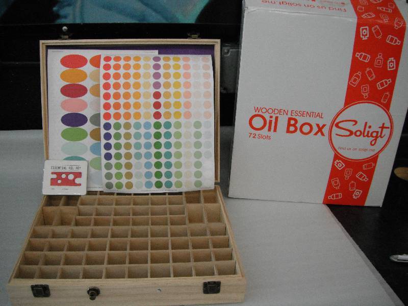 Wooden Essential Oil Box