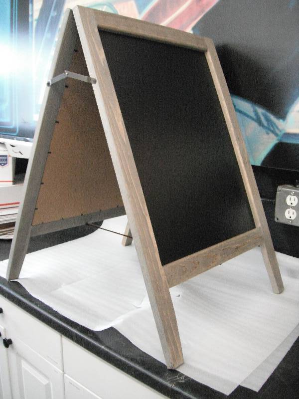 Double Sided Chalkboard Stand