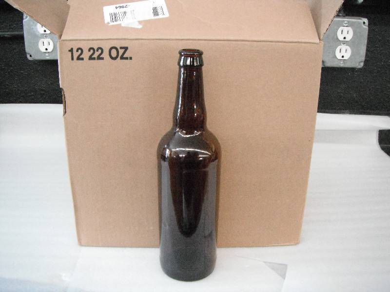 22oz Brown Glass Bottles