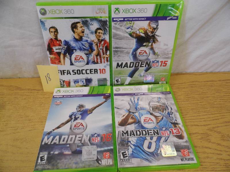 lot 18 image: Xbox 360 Games