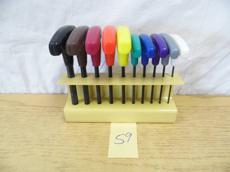 lot 59 image: Hex Keys w Holder