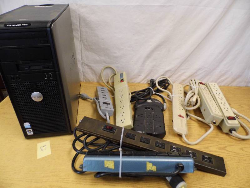 lot 89 image: CPU (No Hard Drive) - Power Strips