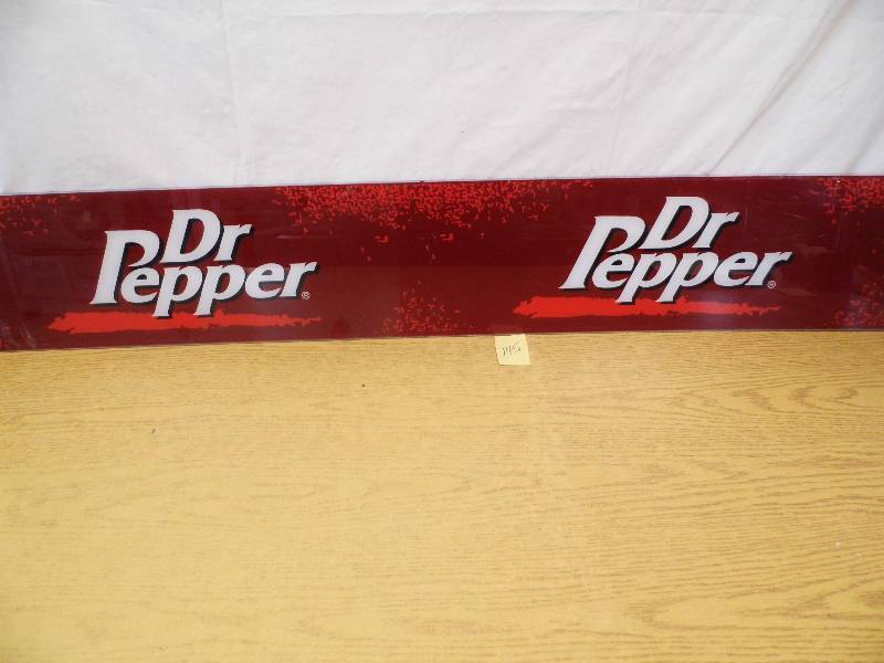 lot 145 image: Dr Pepper Sign