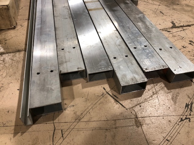 6 - 12 long Aluminum beams