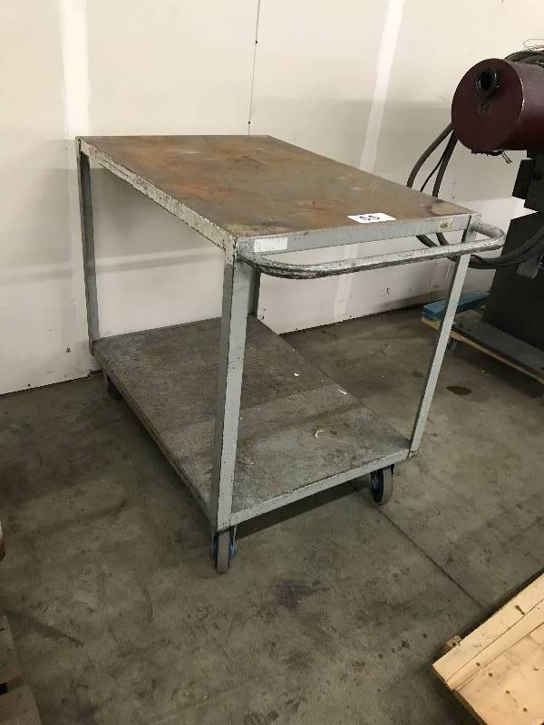 lot 55 image: METAL SHOP CART