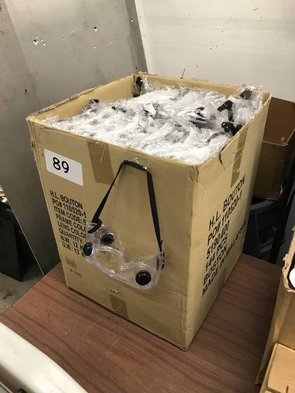 lot 89 image: LOT OF PROTECTIVE EYEWEAR