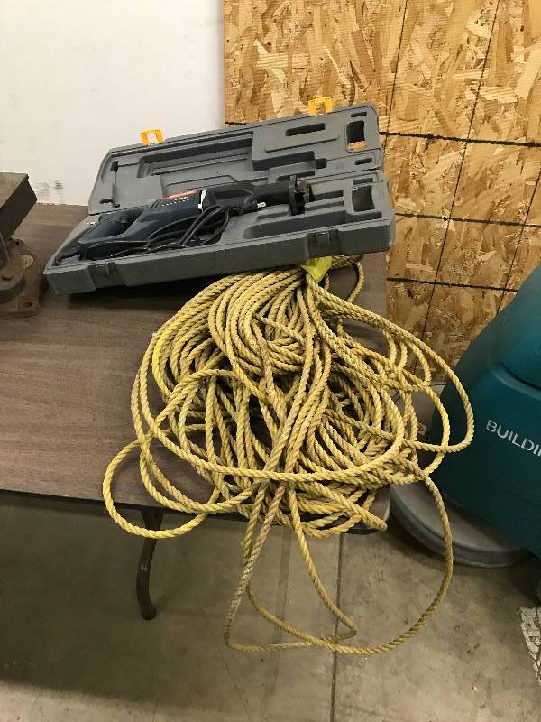 lot 99 image: SAWZALL AND ROPE