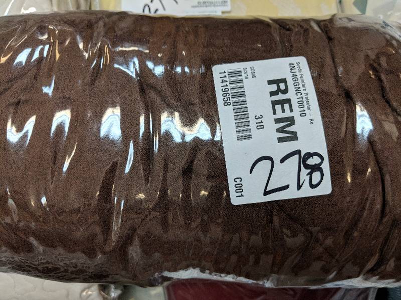 Innovative Textile Solutions Suede-Look Recliner or Wing Chair Protector - Chocolate