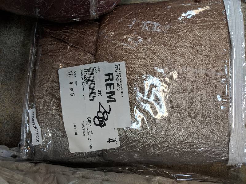 alcove Ombre 50 x 63 Tie-Up Shade - Chocolate