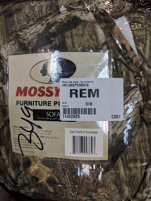 Innovative Textile Solutions Mossy Oak Break-Up Infinity Sofa Protector - Camouflage