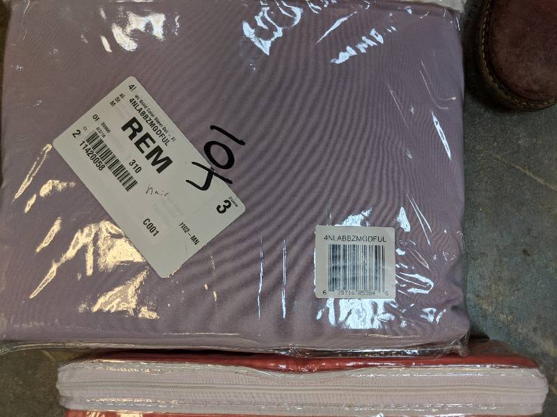 alcove Solid Color Microfiber Sheet Set - Montana Grape Full