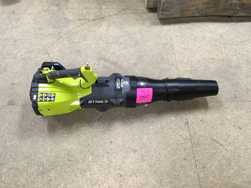 lot 24 image: Ryobi 160 MPH 520 CFM 25cc Gas Jet Fan Blower