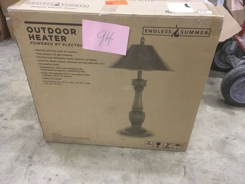 lot 94 image: Endless Summer Outdoor Heater not used