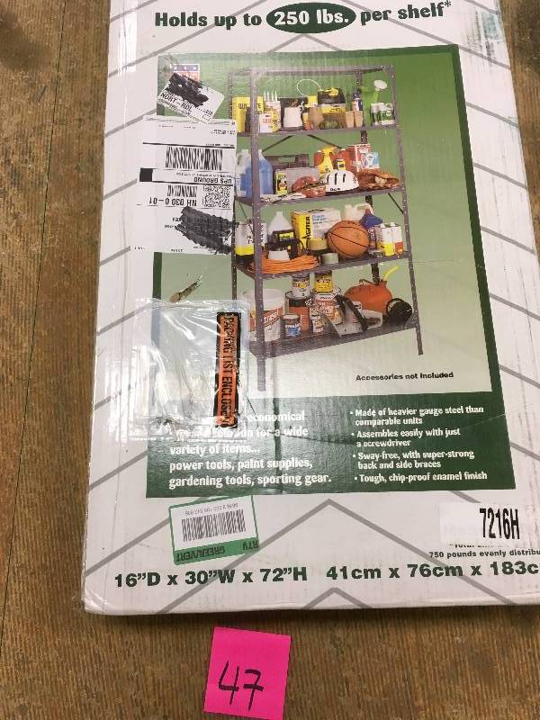 lot 47 image: Heavy Duty Gauge Steel Construction