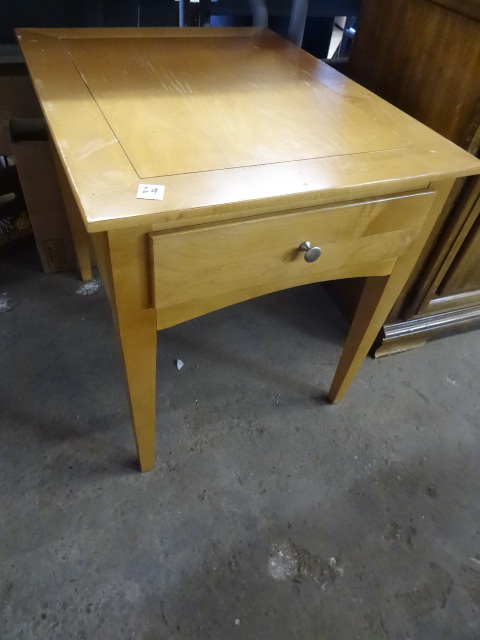 Stanley furniture. Wood end table. ...