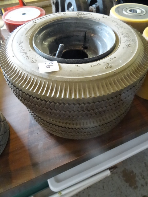 4.103.50 soid filled tires. Qty 2....