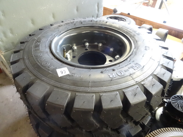 6.50 x 10 air tire with 6 hole rim...