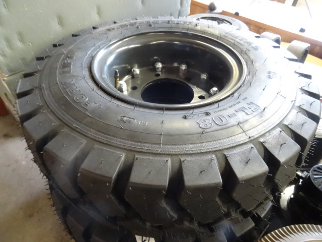 6.50 x 10 air tire with 6 hole rim...