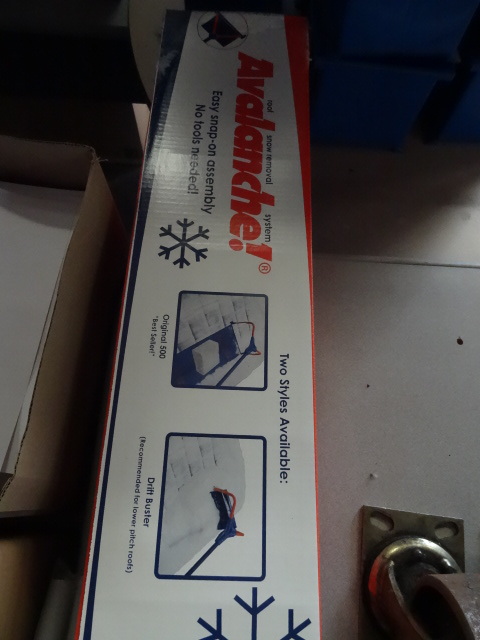Avalance roof snow removal. Missing...