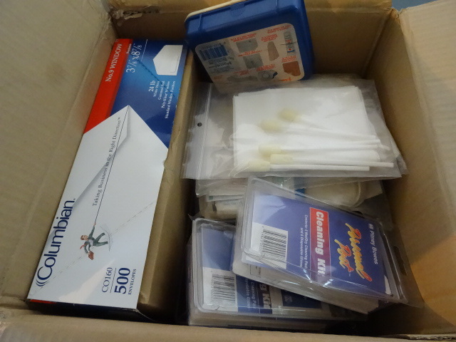 Misc first aid and office supplies...