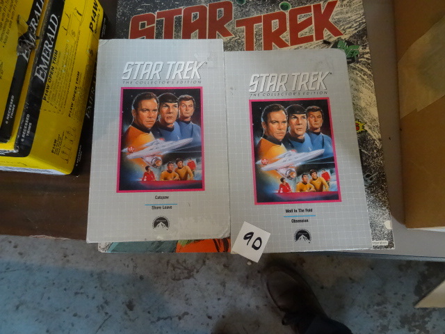 Star trek VHS and record...