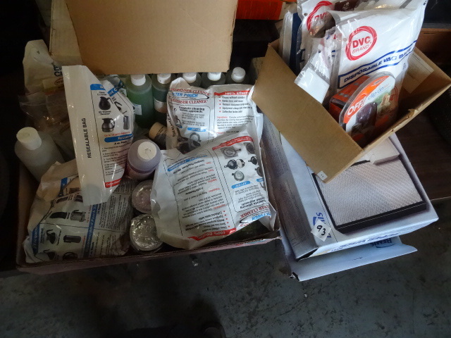 Janitorial supplies. Vacuum bags...