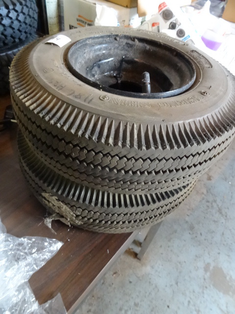 4.103.50 soid filled tires. Qty 2....