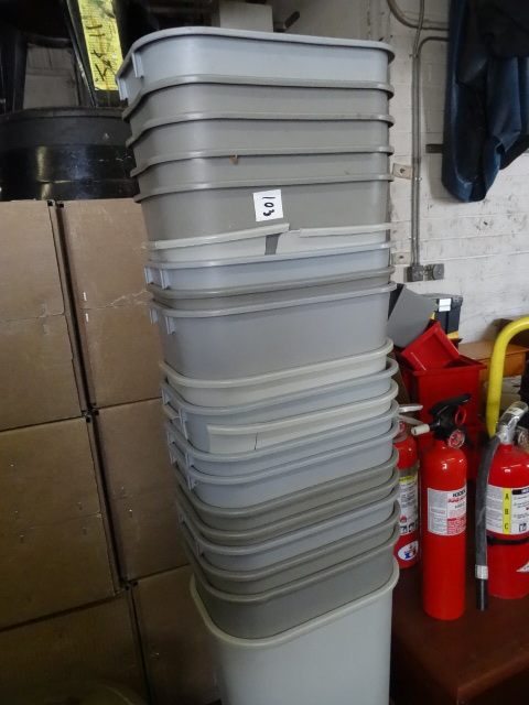 20 office garbage cans...