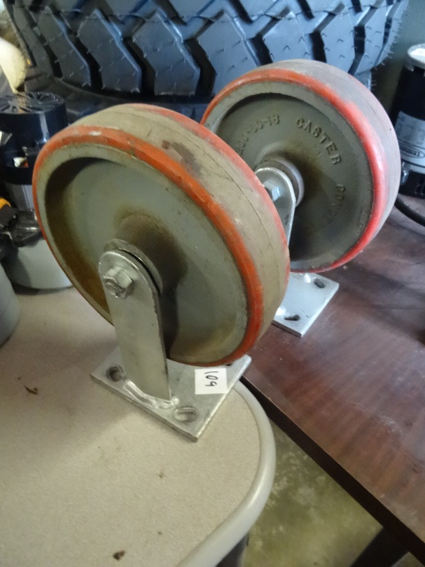 8 casters. Qty 2...