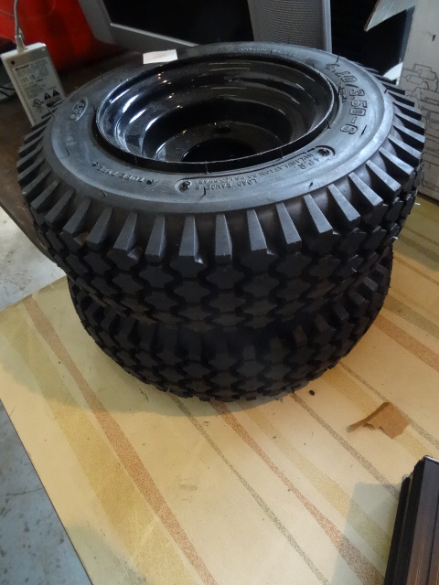 4.103.50-6 solid filled tires. 3 h...