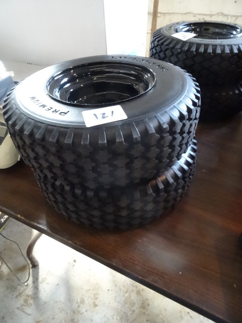 4.103.50-6 solid filled tires. 3 h...