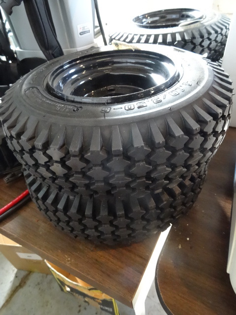 4.103.50-6 solid filled tires. 3 h...