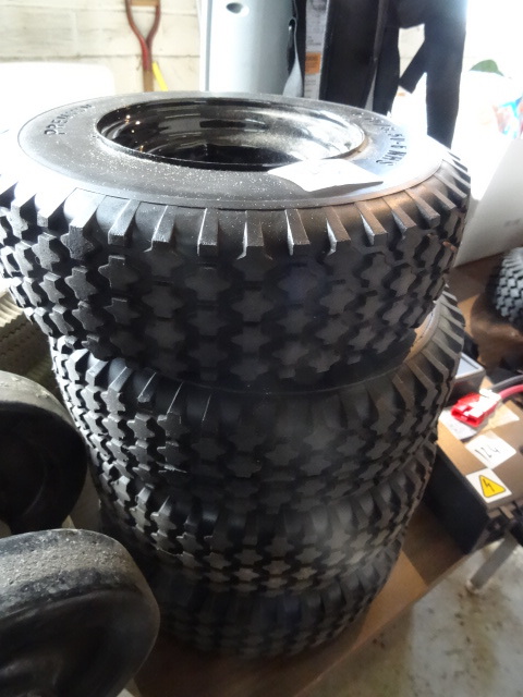4.103.50-6 solid filled tires. 3 h...