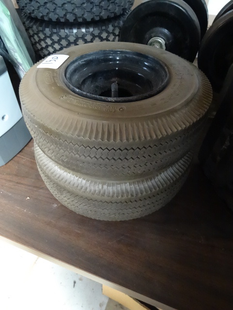 4.103.50 soid filled tires. Qty 2....