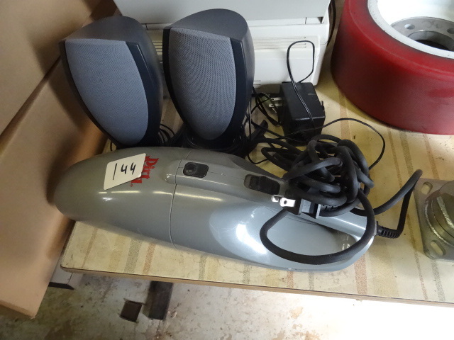 Dirt devil vacuum. Pair of computer...
