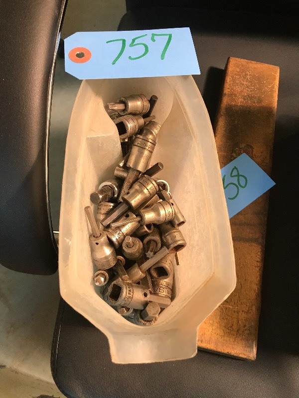 lot 757 image: LOT OF ALLEN SOCKETS